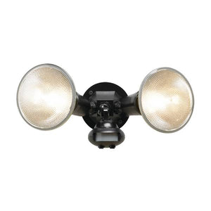 Halo Black Twin Security Flood Light