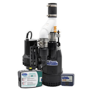 Basement Watchdog Big Combo 1/2 HP Primary and Battery Backup Sump Pump
