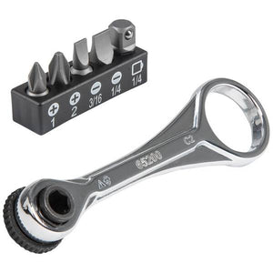 Klein Tools 5-Piece Slim-Profile Mini Ratchet Set