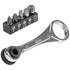 Klein Tools 5-Piece Slim-Profile Mini Ratchet Set