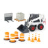 ERTL 1:16 Bobcat Big Farm Skid Steer Set with Barrels and Cones