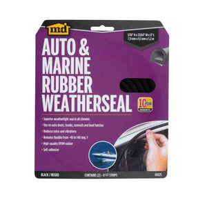 Macklenburg Duncan 5/16 in x 17ft All Climate Auto and Marine D-Profile Weatherstrip