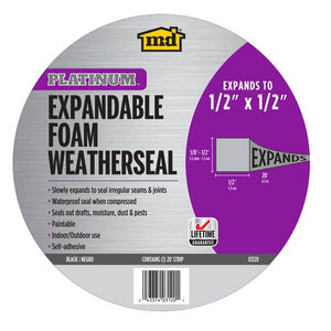Macklenburg Duncan 1/2 in. x 1/2 in. x 20 ft. Expandable Foam Weatherstrip