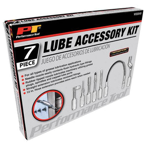 Performance Tool 7-Piece Grease Gun Accessories
