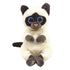 Ty Beanie Bellies Miso-Beige and Brown Siamese Cat