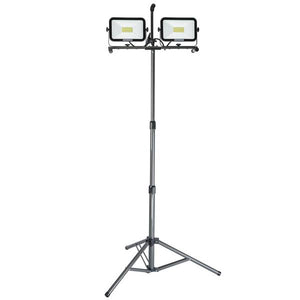 Genesis 13,000 Lumen Dual-Head LED Work Light with Tripod