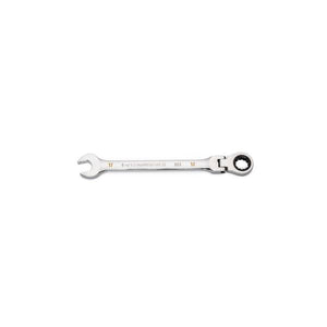 GearWrench 17mm 12 Point Flex-Head Ratcheting Wrench