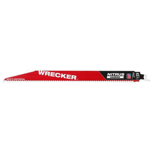 Milwaukee 12" Wrecker with Nitrus Carbide Sawsall Blade