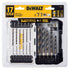 DEWALT 17-Piece Black and Gold Hex Shank Drill Bit Set