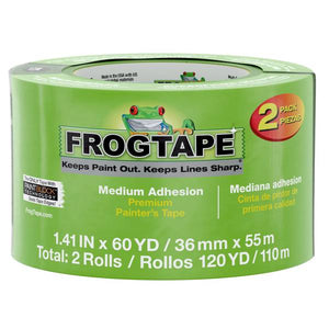Frog Tape 2-Pack 1.41 in. x 60 yd. Multi-Surface Green Painter's Tape