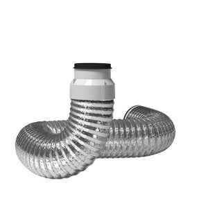 Imperial 4" x 2' Heavy Duty Dryer Quick Connect T-Flex