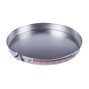 Oatey 24" Aluminum Water Heater Pan with 1" PVC Adapter