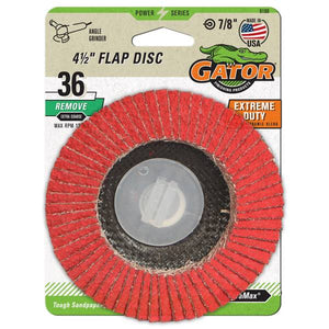 Gator 4 1/2" 36 Grit Flap Wheel