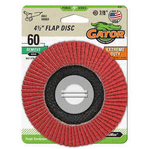 Gator 4 1/2" 60 Grit Flap Wheel