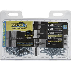 Hillman BoreFast Anchor and Screw in One Kit
