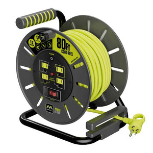 Masterplug 80ft Extension Cord Reel