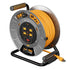 Masterplug 100ft Metal Cord Reel, Retractable Extension Lead with Winding Handle