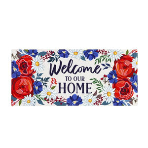Evergreen Enterprises Welcome to Our Home Sassafras Switch Mat