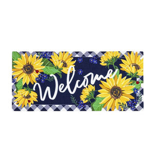 Evergreen Enterprises Sunflower Welcome Sassafras Switch Mat