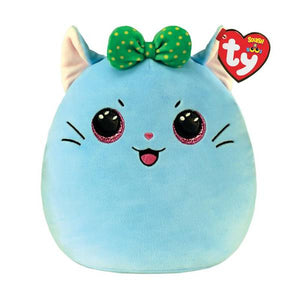 Ty Squishy Beanie 14" Kirra Blue Cat