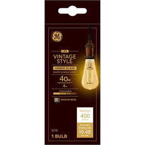 GE LED Vintage ST19 40W Bulb