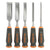 Buck Bros 5-Count Comfort Grip Wood Chisel Set