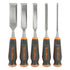 Buck Bros 5-Count Comfort Grip Wood Chisel Set