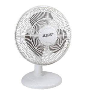 Beyond Breeze 12" White Oscillating Desk Fan