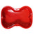 Puppy Cake Red Dog Bone Shaped Silicone Cake Pan