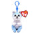 Ty Beanie Belly Clip Thunder Blue Husky