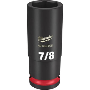 Milwaukee 1/2" Drive 7/8" Deep 6 Point Socket