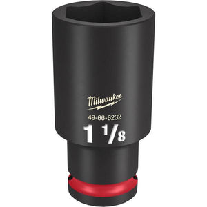 Milwaukee 1/2" Drive 1-1/8" Deep 6 Point Socket