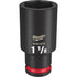 Milwaukee 1/2" Drive 1-1/8" Deep 6 Point Socket