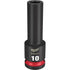 Milwaukee 1/2" Drive 10MM Deep 6 Point Socket