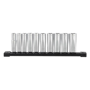 Milwaukee 10-Piece 3/8" Metric Deep Well Sockets Set