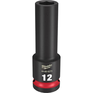 Milwaukee 1/2" Drive 12MM Deep 6 Point Socket