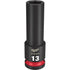 Milwaukee 1/2" Drive 13mm Deep 6 Point Socket