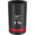 Milwaukee 1" Drive 1-3/8" Deep 6 Point Socket