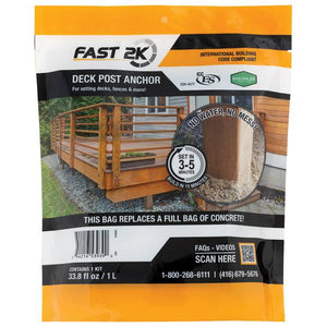 Royal Adhesives Fast 2K Deck Post Anchor