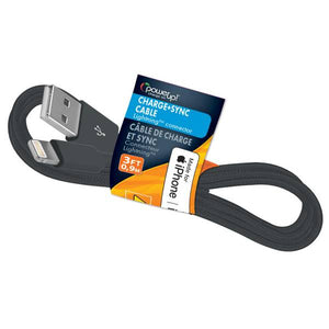 Power Up 3' MFI 8pin Braided Cable