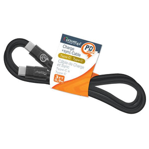 Power Up 3' Type C USB Braided Cable