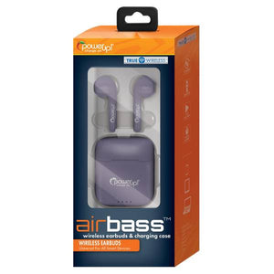 Power Up Grape AirBass True Wireless Earbuds