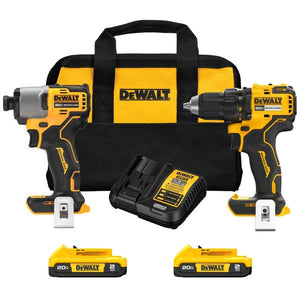 DEWALT 20V MAX Brushless Drill/Driver & Impact Kit
