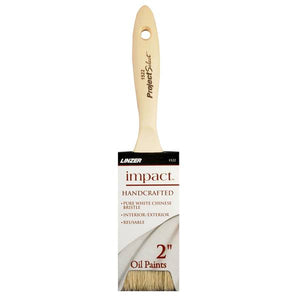Linzer 2" White Chinese Bristle Brush
