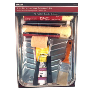 Linzer 8-Piece Pro 3/8" Roller and Tray Set