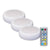 Westek 3-Pack Adjustable White Battery Operated LED Puck Light