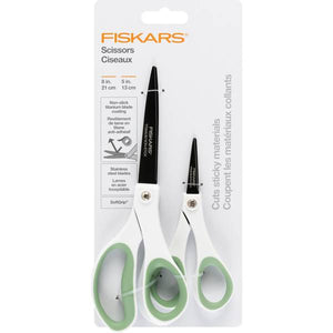 Fiskars Titanium Non-Stick Scissors, 2-Piece Set