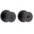 Kwikset Matte Black Entry Pismo Knob with Round Rose