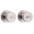 Kwikset Satin Nickel Pismo Privacy Knob with Round Rose