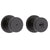 Kwikset Matte Black Pismo Privacy Knob with Round Rose